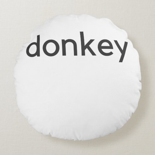 ロバ ラウンドクッション (正面)