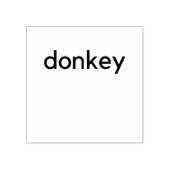 ロバ ラバースタンプ (インプリント)