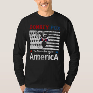 ロバ・ロバ痘アメリカCを破壊する病気 Tシャツ