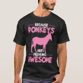 ロバ_7 Tシャツ (正面)