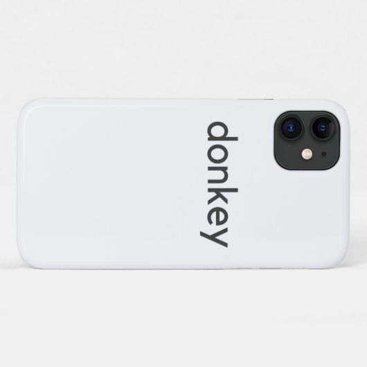 ロバ Case-Mate iPhoneケース (裏面(横))