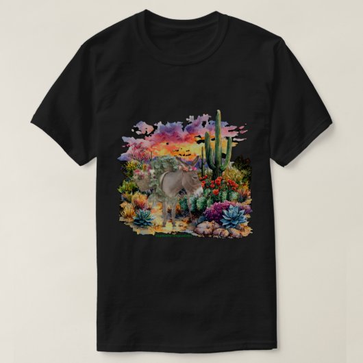 ロバ Tシャツ (デザイン正面)