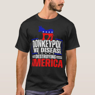 ロバPo病気を破壊するアメリカおもしろいアリ Tシャツ