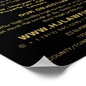 ロパーソナライズされたゴお洒落ー、法務広告 ポスター (角)