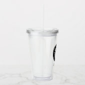 ロパーソナライズされたゴと文字 アクリルタンブラー (右)