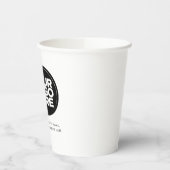 ロパーソナライズされたゴと文字 紙コップ (左)