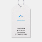 ロパーソナライズされたゴハロウィン実在エテポップ・アートのート ギフトタグ (裏面)