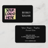 ロパーソナライズされたゴ会社名刺 名刺 (正面/裏面)