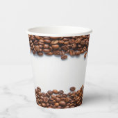 ロパーソナライズされたゴ・ブランド・コーヒー・紙・カップ 紙コップ (裏面)