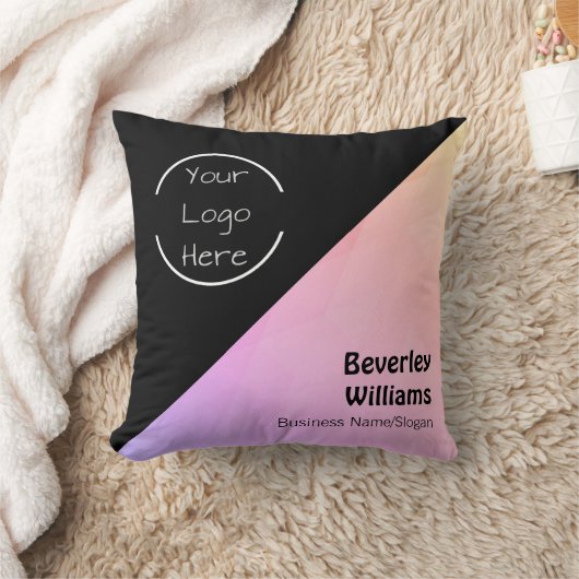 ロパーソナライズされたゴ-文字オフィスデコー枕 クッション (ブランケット)