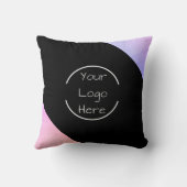 ロパーソナライズされたゴ-文字オフィスデコー枕 クッション (裏面)