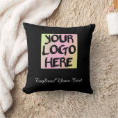 ロパーソナライズされたゴ-文字-オフィスデコー枕 クッション (ブランケット)