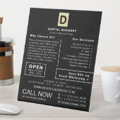 ロパーソナライズされたゴ、歯科、歯科広告医 台座サイン (インサイチュ)