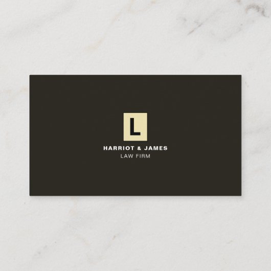 ロパーソナライズされたゴ、法律お洒落プロフェッショナル 名刺 (裏面)