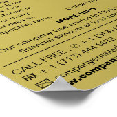 ロパーソナライズされたゴ、Business & Finance広告の ポスター (角)