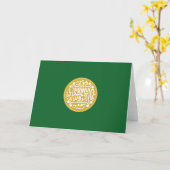 ロヒンギャ国旗 カード (黄色い花)