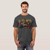 ロヒール・ファン・デル・ウェイデン: キリストの十字架降下 Tシャツ (正面フル)