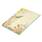 ロビよくはしゃぐン:ヴィンテージお洒落花 ノートパッド (アングル)