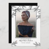 ロビエレガントドリ葬儀お悔やみ サンキューカード (正面/裏面)