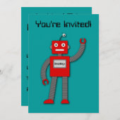 ロビザレトロロボット招待状 招待状 (正面/裏面)