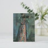 ロビス・コリントのバイオリン奏者 ポストカード (スタンド正面)