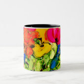 ロビチュードコーヒーマグ「敵が引き付ける」 ツートーンマグカップ (中央)