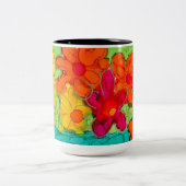 ロビチュードコーヒーマグ「新しい視点」 ツートーンマグカップ (中央)