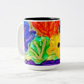 ロビチュードマグ共有あなたの贈り物 ツートーンマグカップ (正面左)