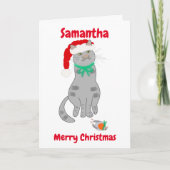 ロビンおもしろいが死んだネコのクリスマス シーズンカード (正面)