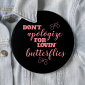 ロビンおもしろいの蝶に謝らないで 缶バッジ (インサイチュ)