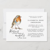 ロビンお祝い 招待状 (正面)