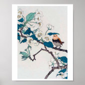 ロビンとさくらんぼの花々今尾渓念 ポスター (正面)