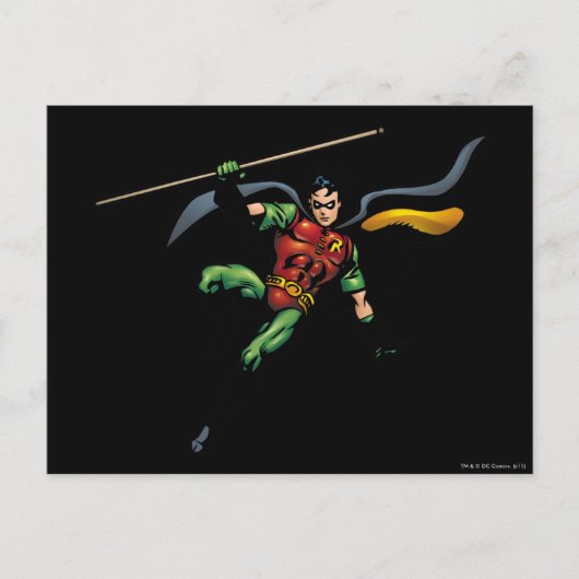 ロビンとスタッフ ポストカード (正面)