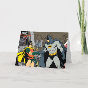 ロビンとバットマンの握手 カード
