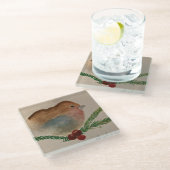 ロビンとホリー ガラスコースター (アングル)