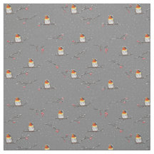 ロビンと雪のパターン