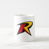 ロビンにインスパイアされたロゴ コーヒーマグカップ (中央)