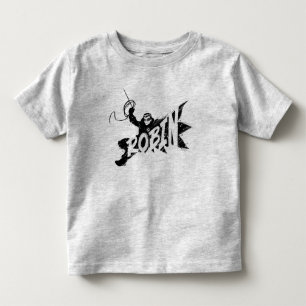 ロビンのインク ブラシ ネーム トドラーTシャツ
