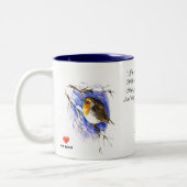 ロビンのクリスマスのマグ ツートーンマグカップ (左)