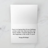 ロビンのバースデー・カード カード (内部)