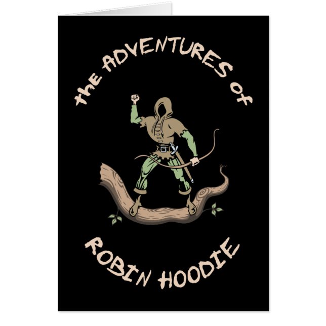 ロビンのフード付きスウェットシャツ (正面)