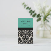 ロビンの卵のダマスク織 名刺 (スタンド正面)