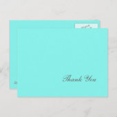 ロビンの卵の青いターコイズアクア結婚ブルー ポストカード (正面/裏面)