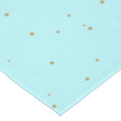 ロビンの卵の青い原子スターバストのテーブルクロス テーブルクロス (アングル)