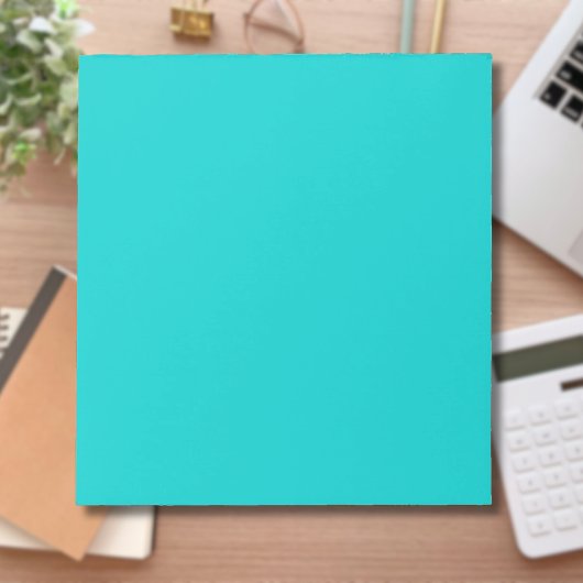 ロビンの卵の青無地の色 |クラシック |エレガント | ノートパッド