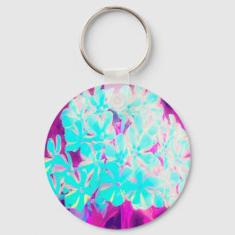 ロビンの卵ブルーペパーミントツイストフロックス花 キーホルダー