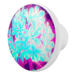 ロビンの卵ブルーペパーミントツイストフロックス花 セラミックノブ