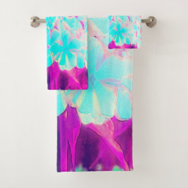 ロビンの卵ブルーペパーミントツイストフロックス花 バスタオルセット