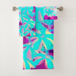 ロビンの卵ブルーペパーミントツイストフロックス花 バスタオルセット