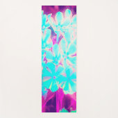 ロビンの卵ブルーペパーミントツイストフロックス花 ヨガマット (正面)